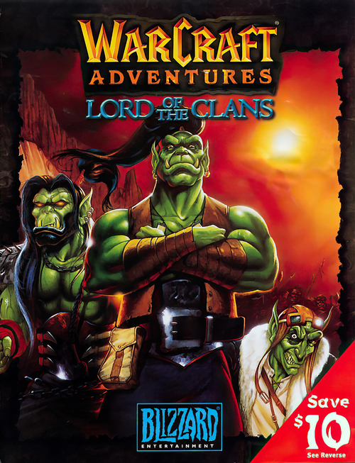 Cover for Warcraft Adventures: Lord of the Clans.