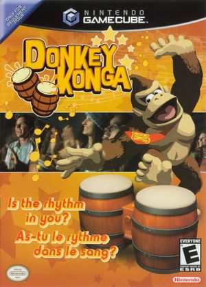 Cover for Donkey Konga.