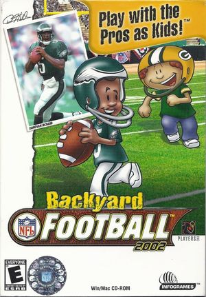 Cover for Backyard Football 2002.