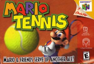 Cover for Mario Tennis.