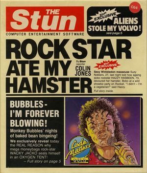 Cover for Rock Star Ate My Hamster.