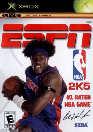 Cover for NBA 2K5.