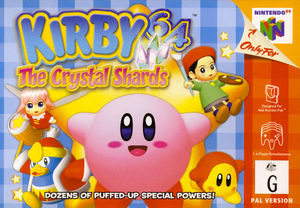 Cover for Kirby 64: The Crystal Shards.