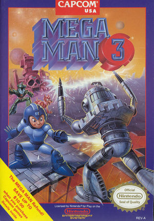 Cover for Mega Man 3.