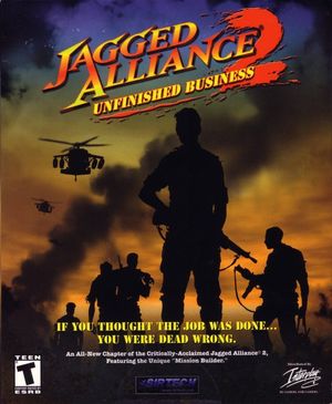 Cover for Jagged Alliance 2: Unfinished Business.