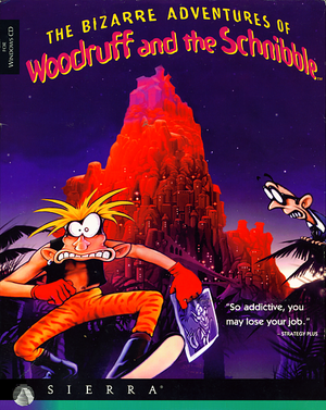 Cover for The Bizarre Adventures of Woodruff and the Schnibble.