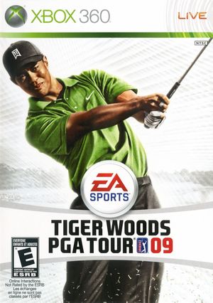Cover for Tiger Woods PGA Tour 09.