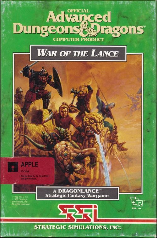 Cover for War of the Lance.