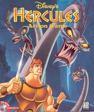 Cover for Disney's Action Game Featuring Hercules.