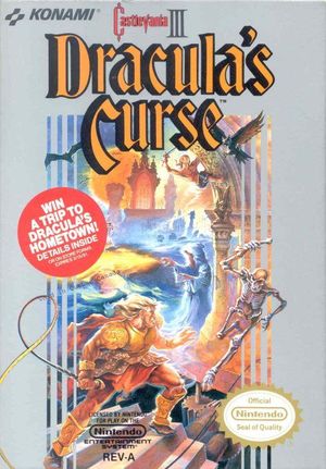 Cover for Castlevania III: Dracula's Curse.