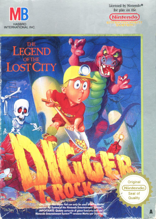 Cover for Digger T. Rock: Legend of the Lost City.