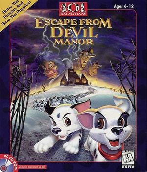 Cover for 101 Dalmatians: Escape from DeVil Manor.