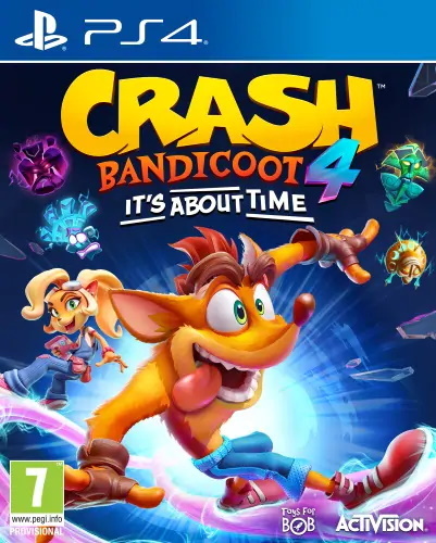 Cover for Crash Bandicoot 4: It's About Time.