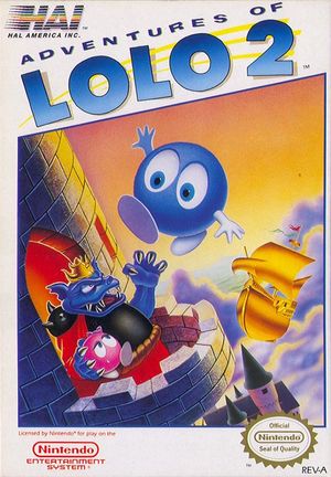 Cover for Adventures of Lolo 2.