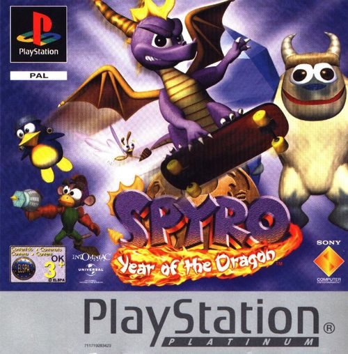 Cover for Spyro: Year of the Dragon.
