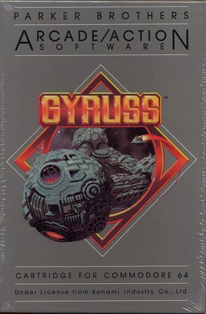 Cover for Gyruss.