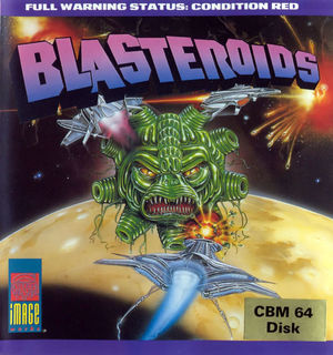 Cover for Blasteroids.