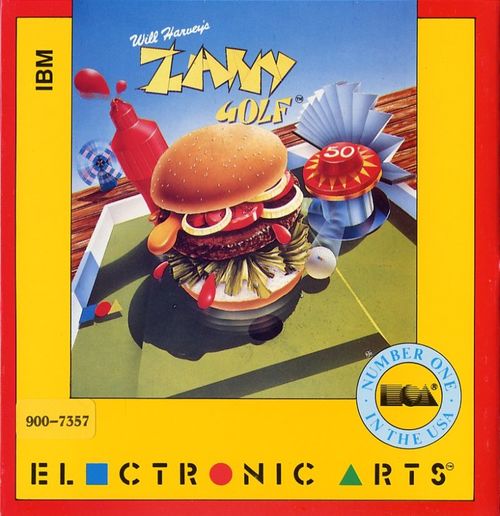 Cover for Zany Golf.