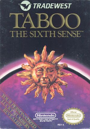 Cover for Taboo: The Sixth Sense.