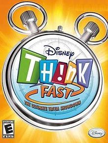 Cover for Disney Think Fast.