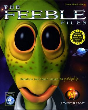 Cover for The Feeble Files.