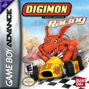 Cover for Digimon Racing.