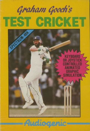 Cover for Graham Gooch's Test Cricket.