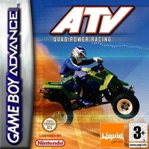 Cover for ATV Quad Power Racing.