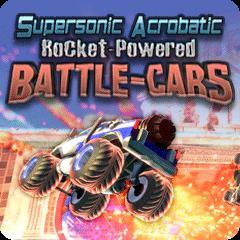 Cover for Supersonic Acrobatic Rocket-Powered Battle-Cars.