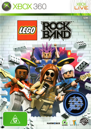 Cover for Lego Rock Band.