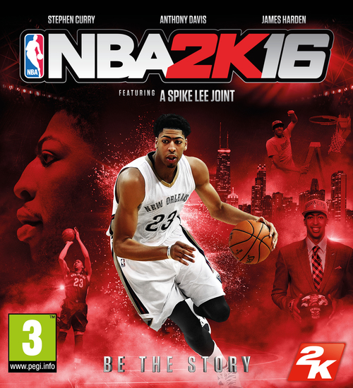 Cover for NBA 2K16.
