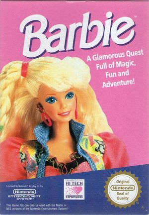 Cover for Barbie.