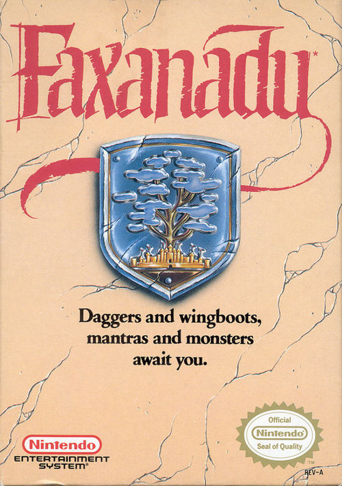 Cover for Faxanadu.
