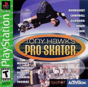 Cover for Tony Hawk's Pro Skater.