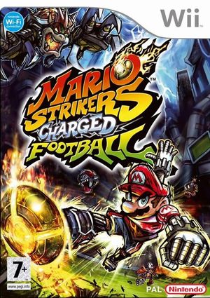 Cover for Mario Strikers Charged.