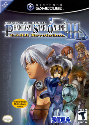 Cover for Phantasy Star Online Episode III: C.A.R.D. Revolution.
