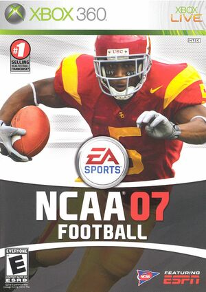 Cover for NCAA Football 07.