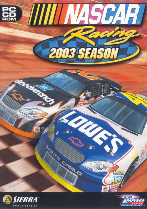 Cover for NASCAR Racing 2003 Season.