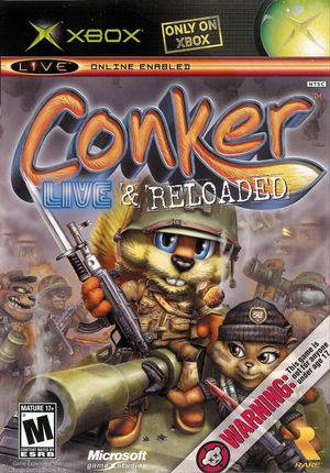 Cover for Conker: Live & Reloaded.