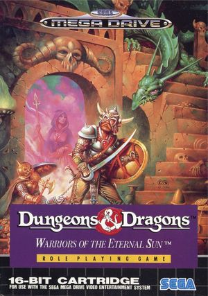 Cover for Dungeons & Dragons: Warriors of the Eternal Sun.