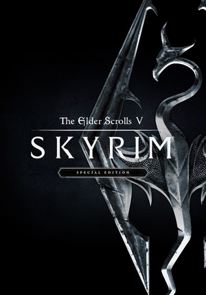 Cover for The Elder Scrolls V: Skyrim Special Edition.