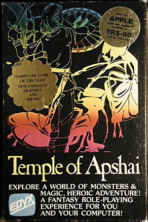 Cover for Temple of Apshai.
