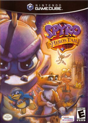 Cover for Spyro: A Hero's Tail.