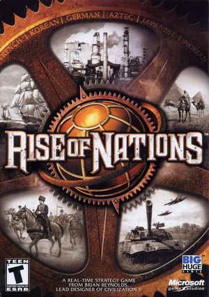 Cover for Rise of Nations.