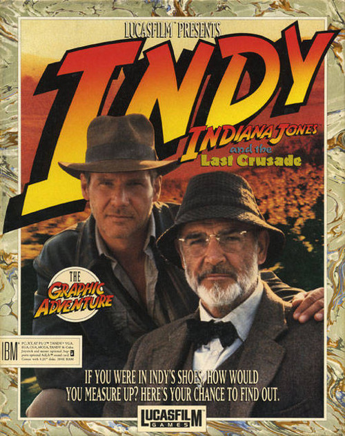 Cover for Indiana Jones and the Last Crusade: The Graphic Adventure.