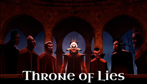 Cover for Throne of Lies.