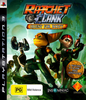Cover for Ratchet & Clank Future: Quest for Booty.