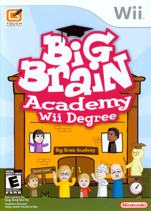 Cover for Big Brain Academy: Wii Degree.