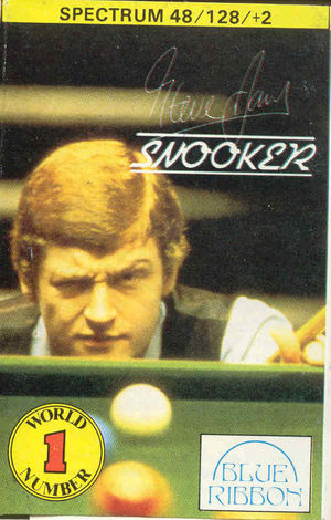 Cover for Steve Davis Snooker.
