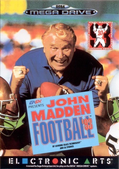 Cover for John Madden Football '93.